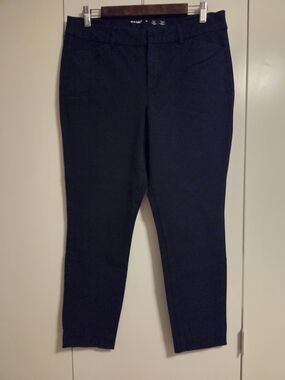 Old Navy Navy Cropped Ankle Pants
